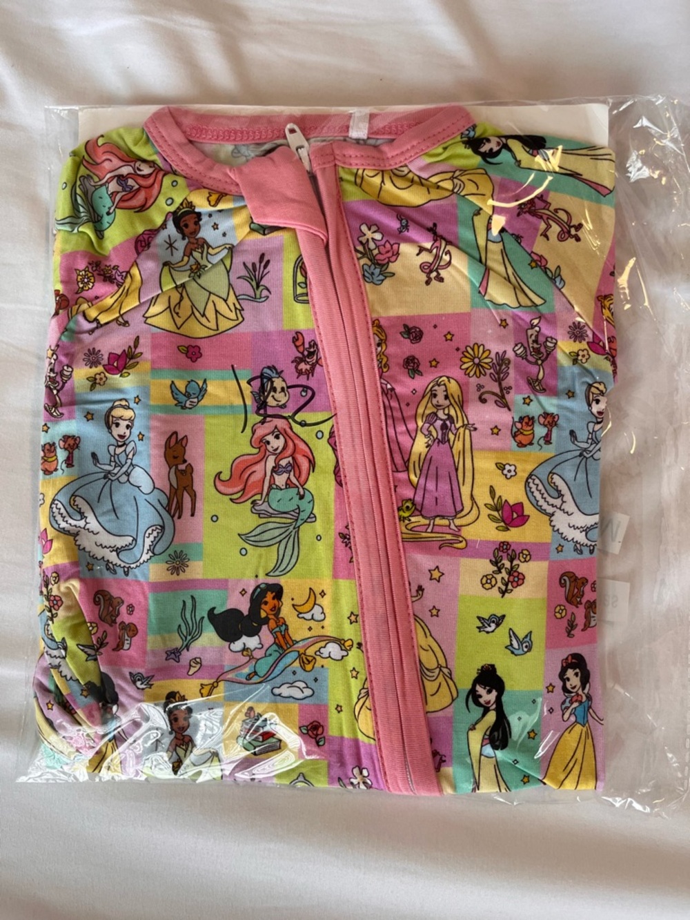 Disney princess bamboo zippy 3-6M